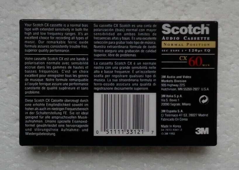 cassetes audio scotch