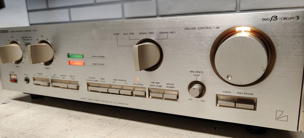 Wzmacniacz LUXMAN L-410 DouB. Hi-fi stereo PreAmp