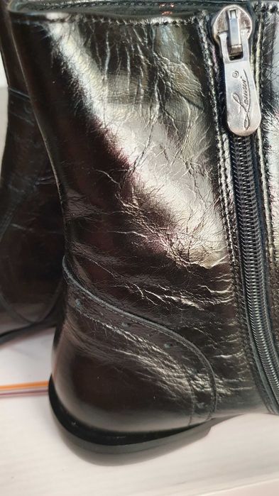 Botki sztyblety kowbojki damskie LEMAR skóra 100% ocieplane rozmiar 38