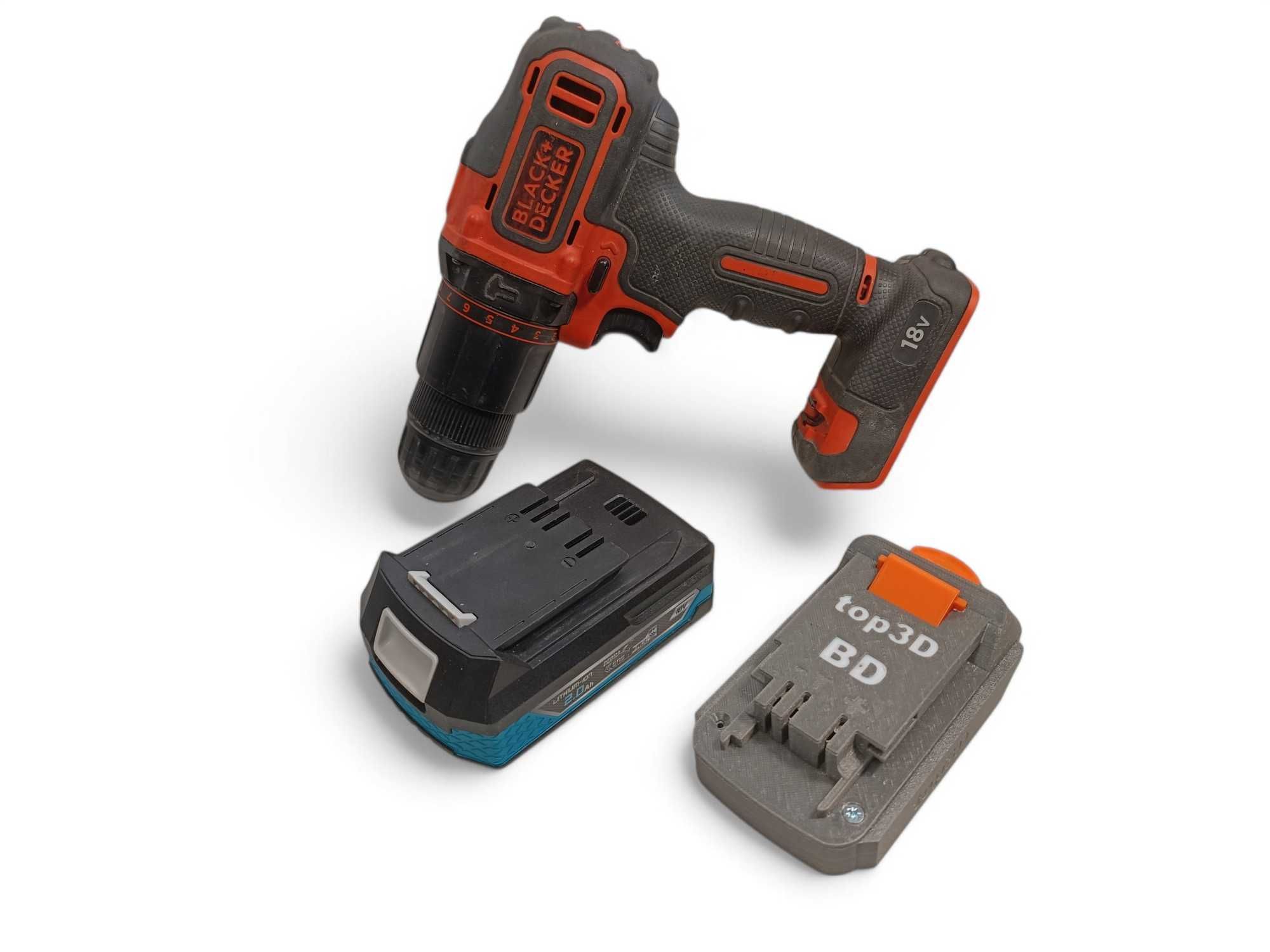 Adapter Black Decker na baterie Dedra SAS przejściówka