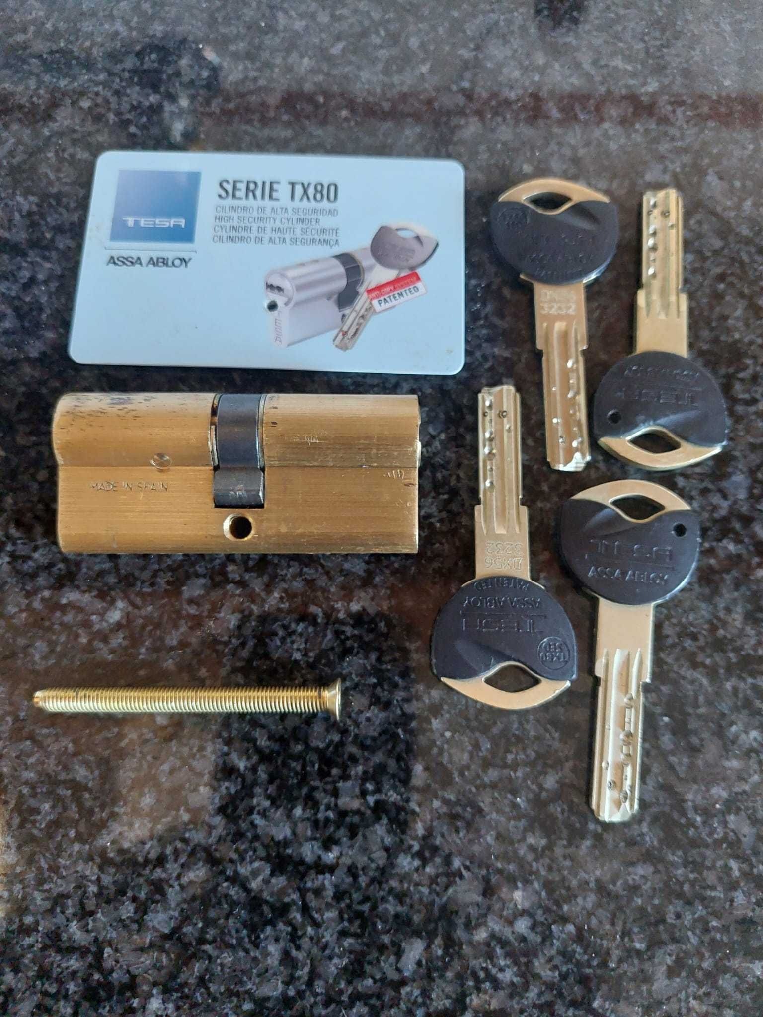 Canhão de Fechadura TESA TX80 de alta segurança