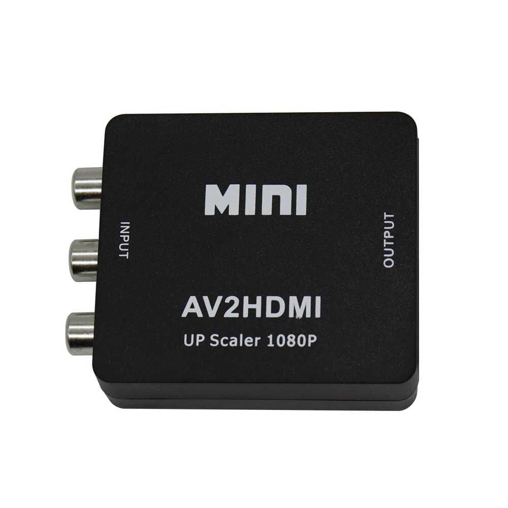 HDMI para RCA AV ou RCA AV para HDMI adaptador conversor