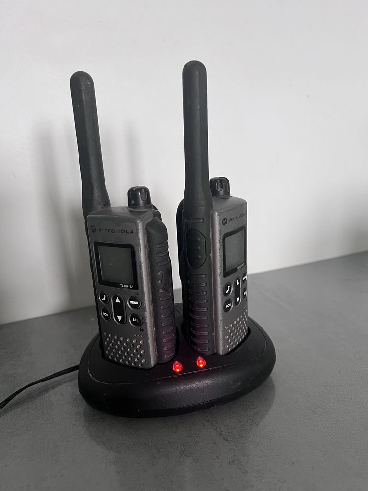 Walkie talkie krotkofalowki Motorola TLKR-T7