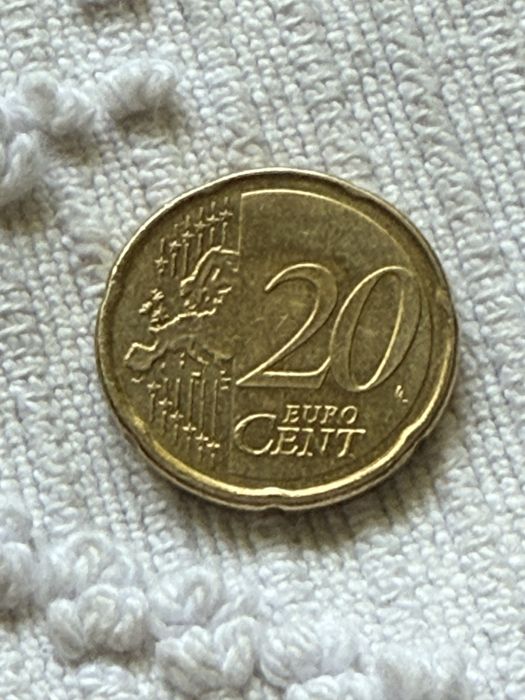 Moeda 20 centimos croácia 2025