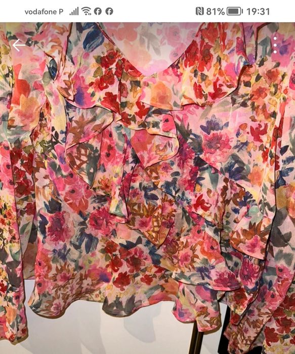 Blusa da Zara colorida