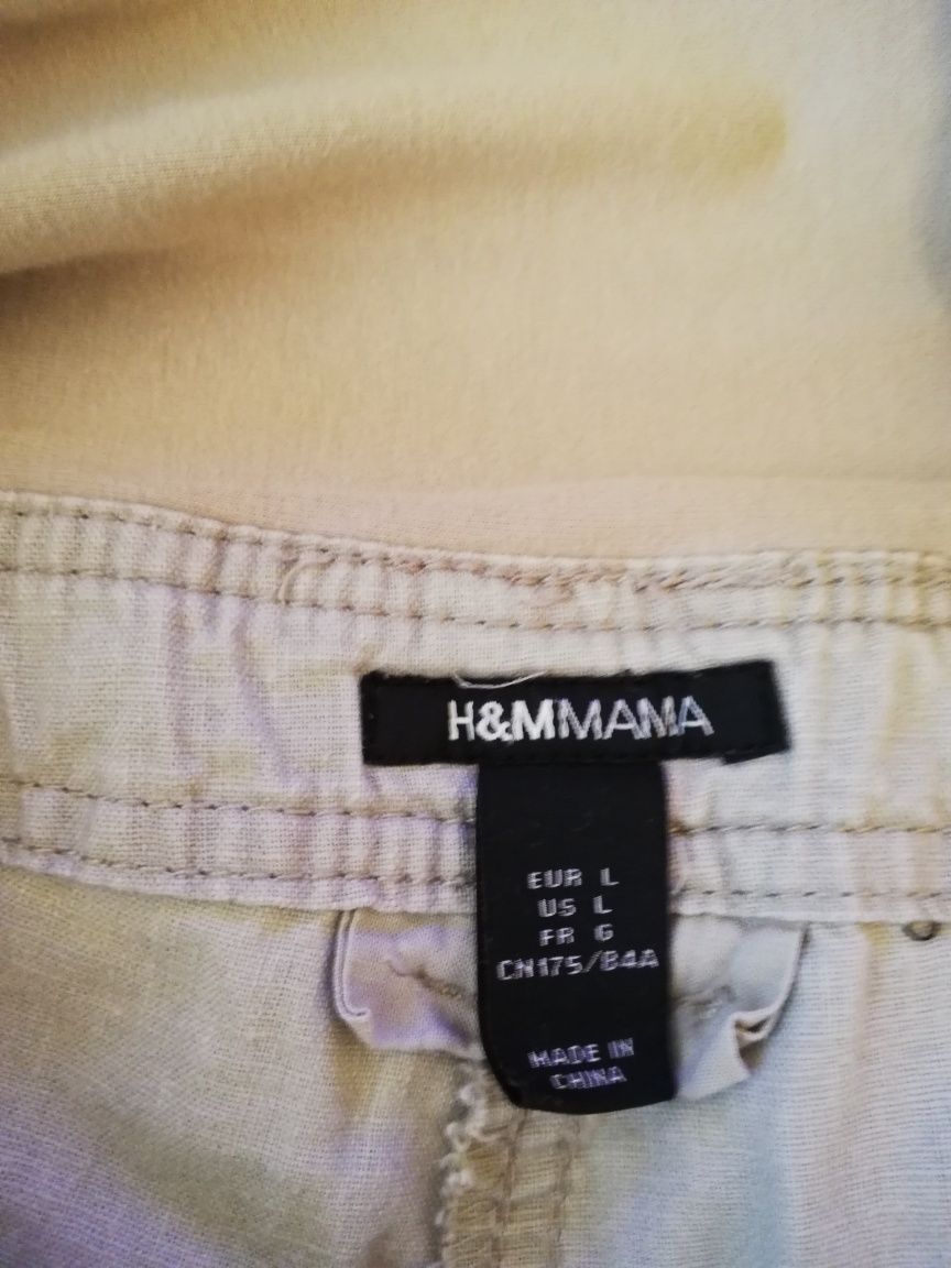 Spodnie lniane H&MMAMA