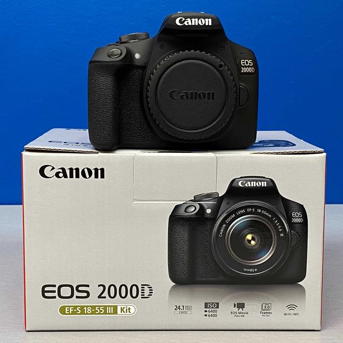 Canon EOS 2000D (Corpo) - 24.1MP