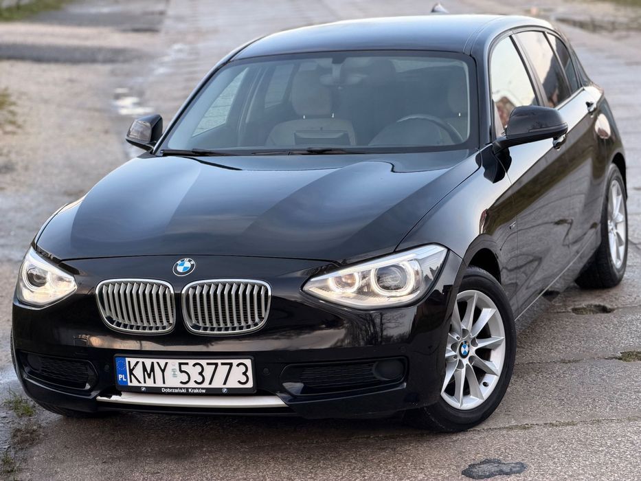 BMW Seria 1 / Cała w oryginalnym malowaniu / Automat / Bi-xenon / Ambienty / Navi