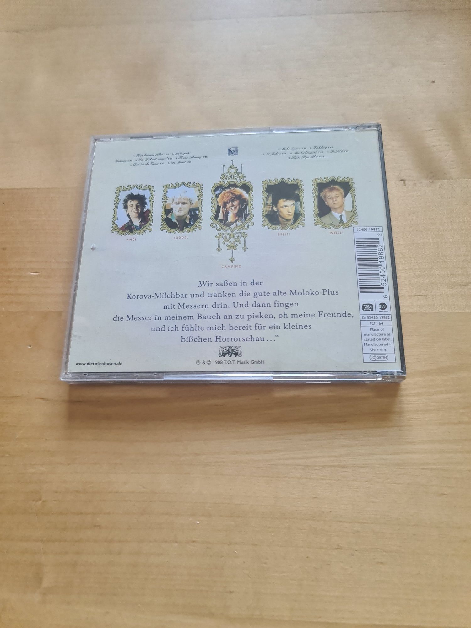 Płyta CD Die Toten Hosen - Ein Kleines Bisschen Horrorschau