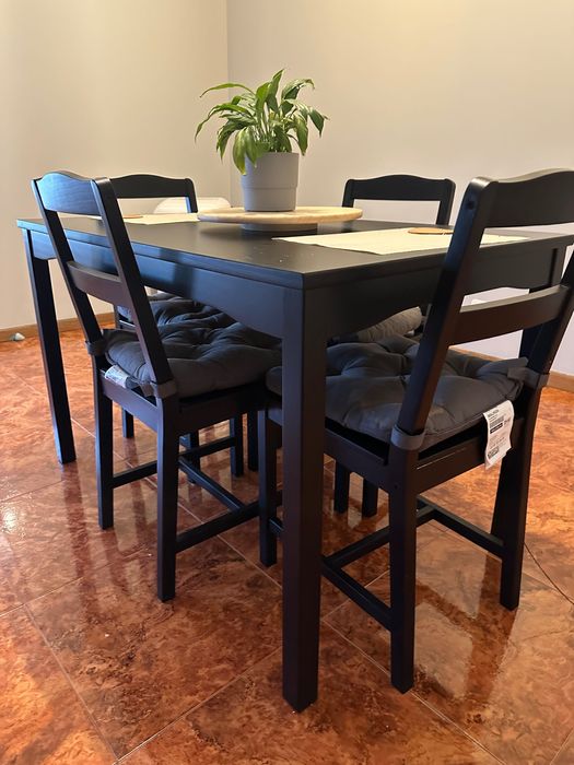 Vendo mesa com 4 cadeiras