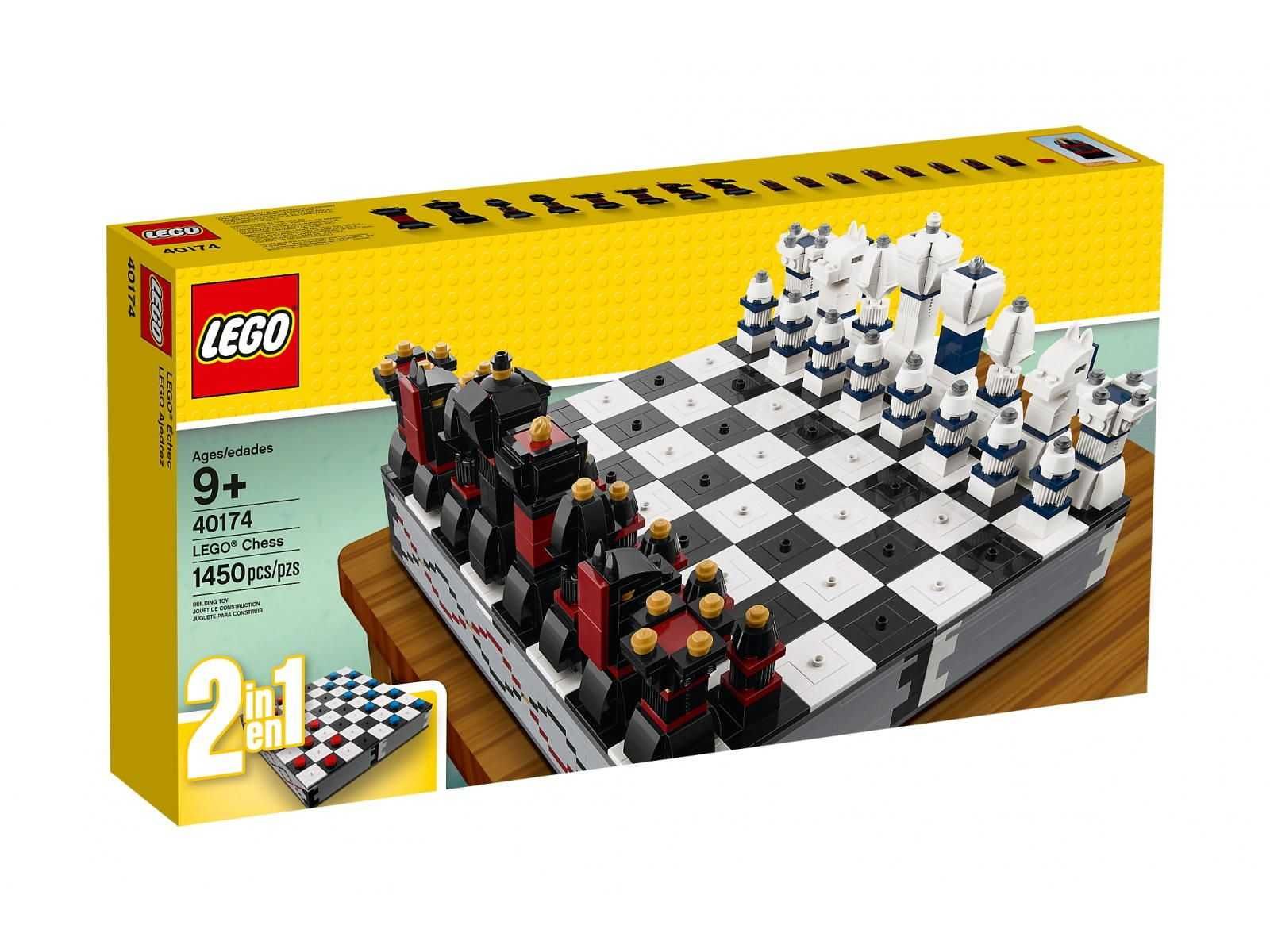LEGO 40174 Gry - Zestaw szachów z motywem LEGO. NOWE. Stan idealny