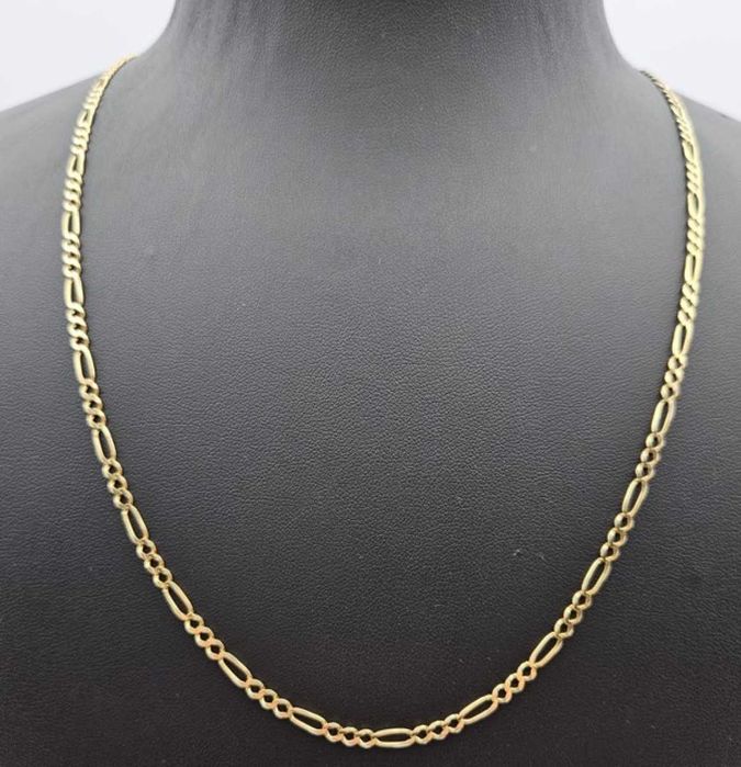 Przepiękny Złoty Łańcuszek Figaro 9,32g P585 70cm