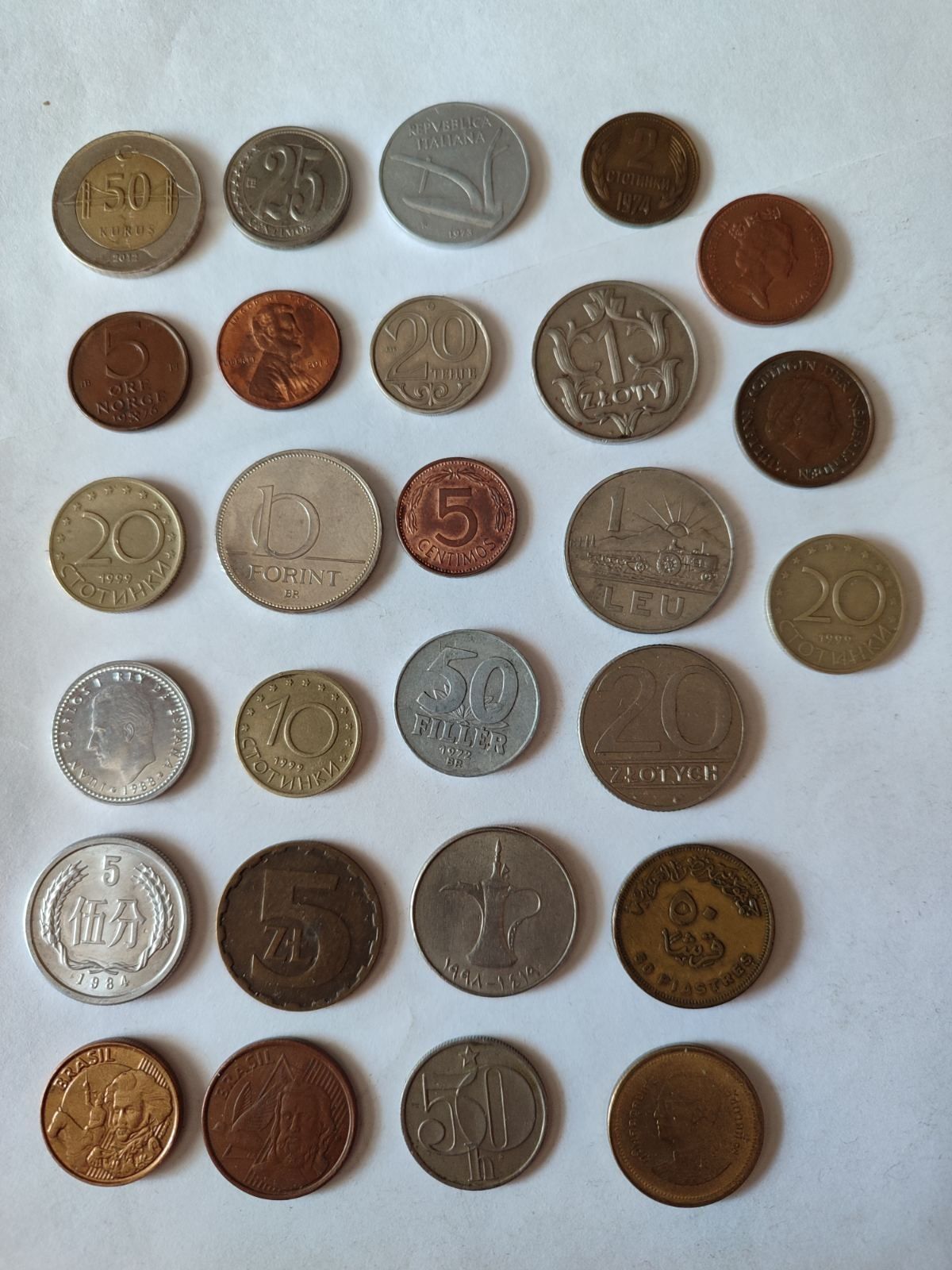 Монеты на  выбор