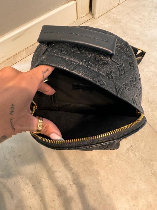 czarny plecak louis vuitton skóra nowy nie używamy