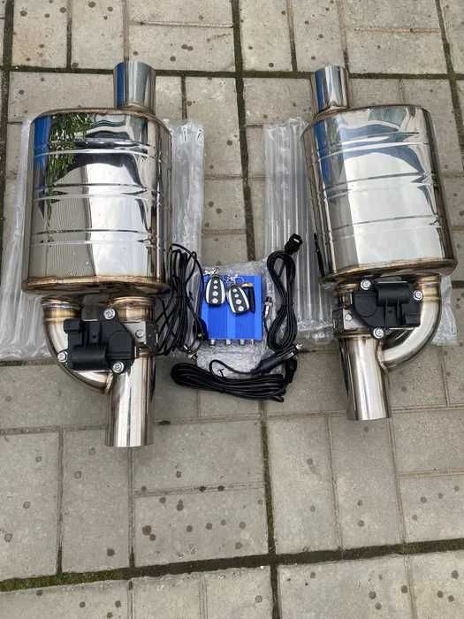 Глушитель заслонка управляемый звук вакуум електро выхлоп автомобиля