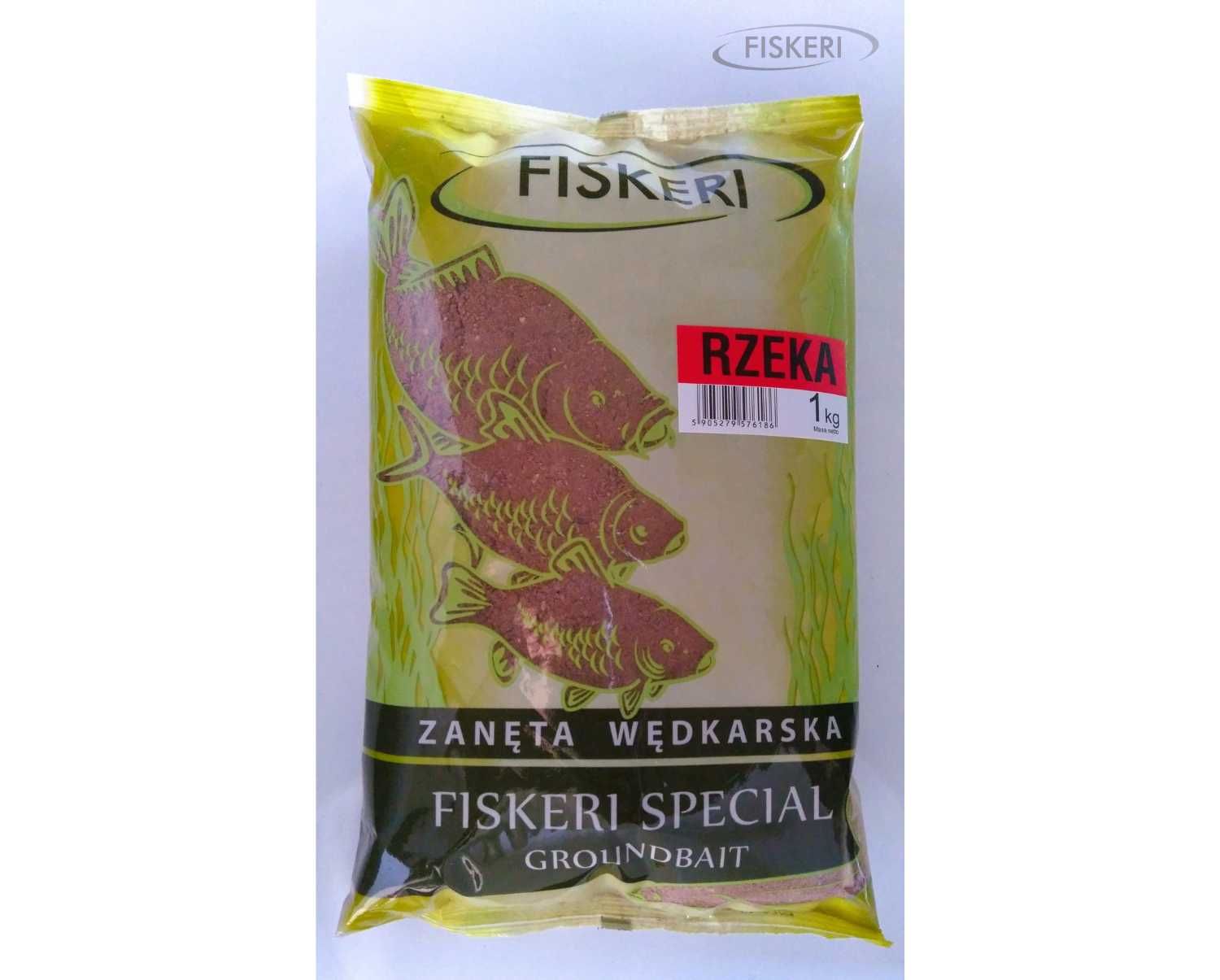 Zanęta Wędkarska Na Rzekę Brązowa Special FISKERI 1KG