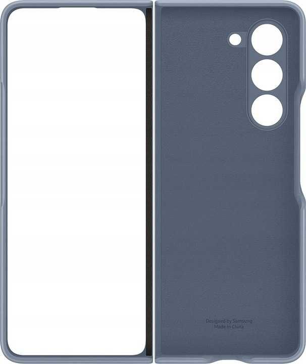 Etui Samsung Flap ECO-Leather Case niebieskie do Galaxy Z Fold5