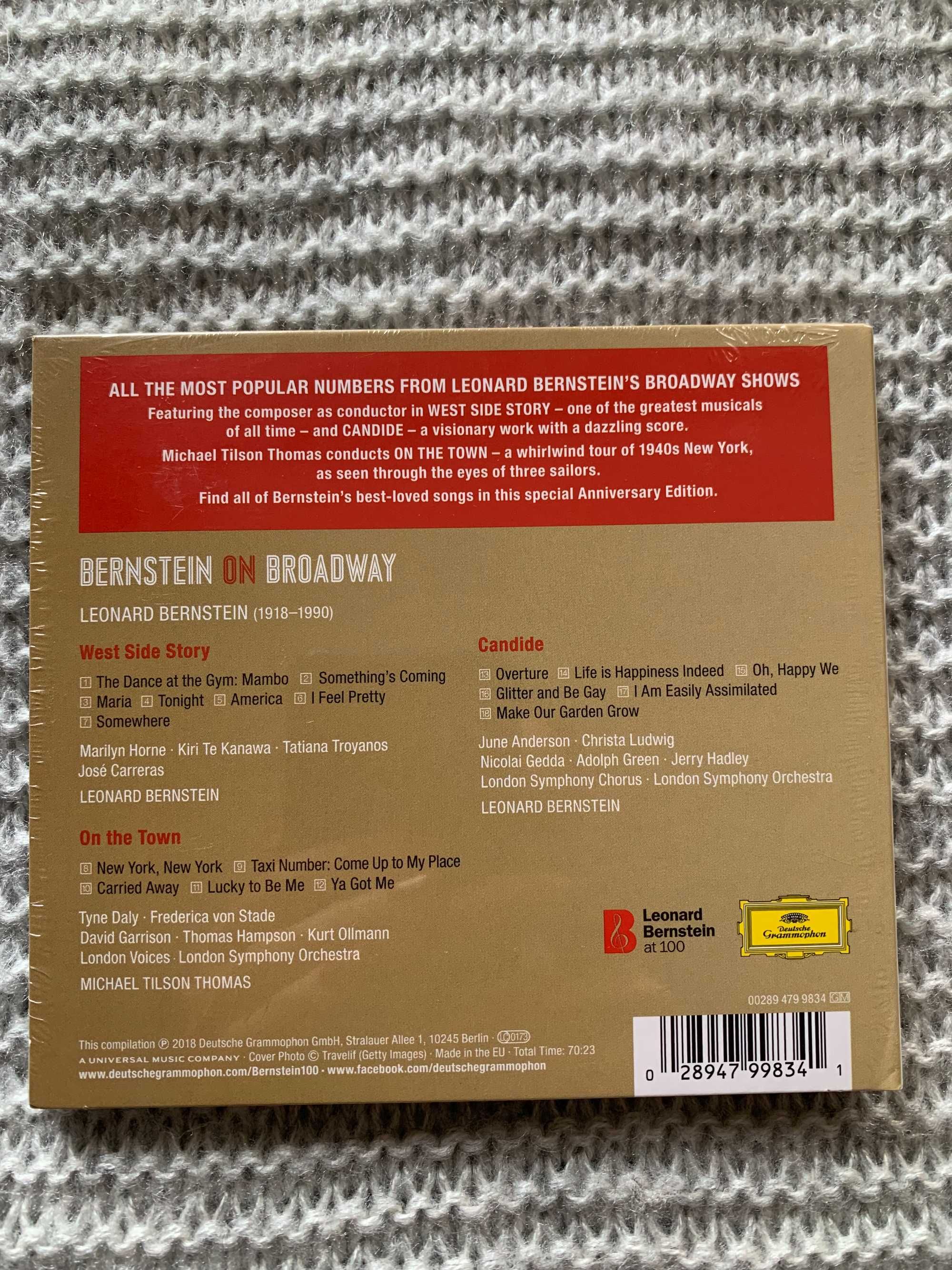 Leonard Bernstein: Bernstein On Broadway CD Nowa w folii