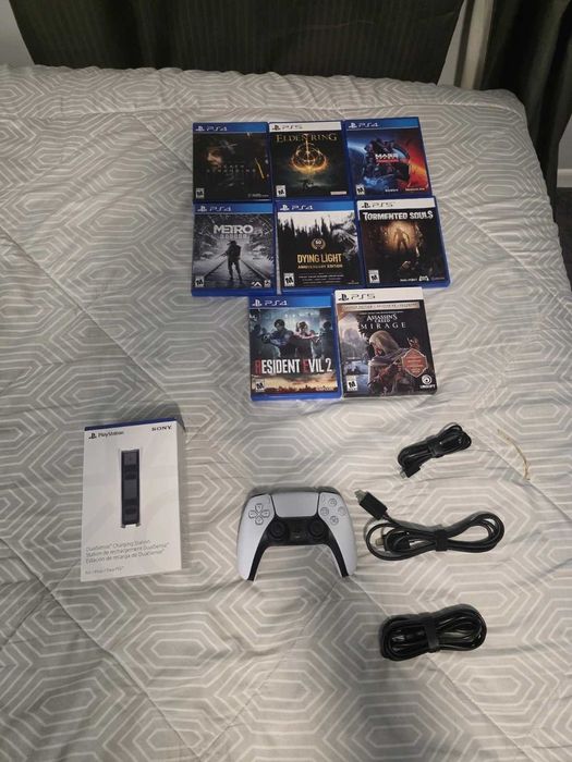 Playstation 5 Pro | Napęd | Dysk 2TB | Zestaw Gier | Ładowarka Pada