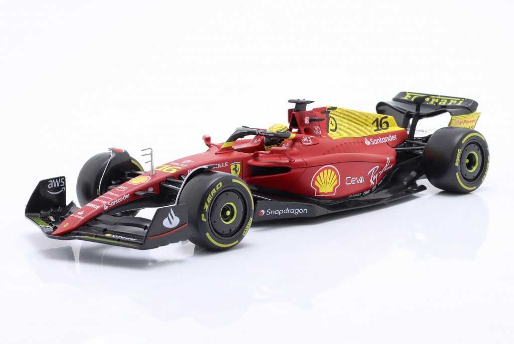 Model 1:18 Bburago Ferrari F1-75 #16 2nd Italian GP F1 2022 Ch.Leclerc