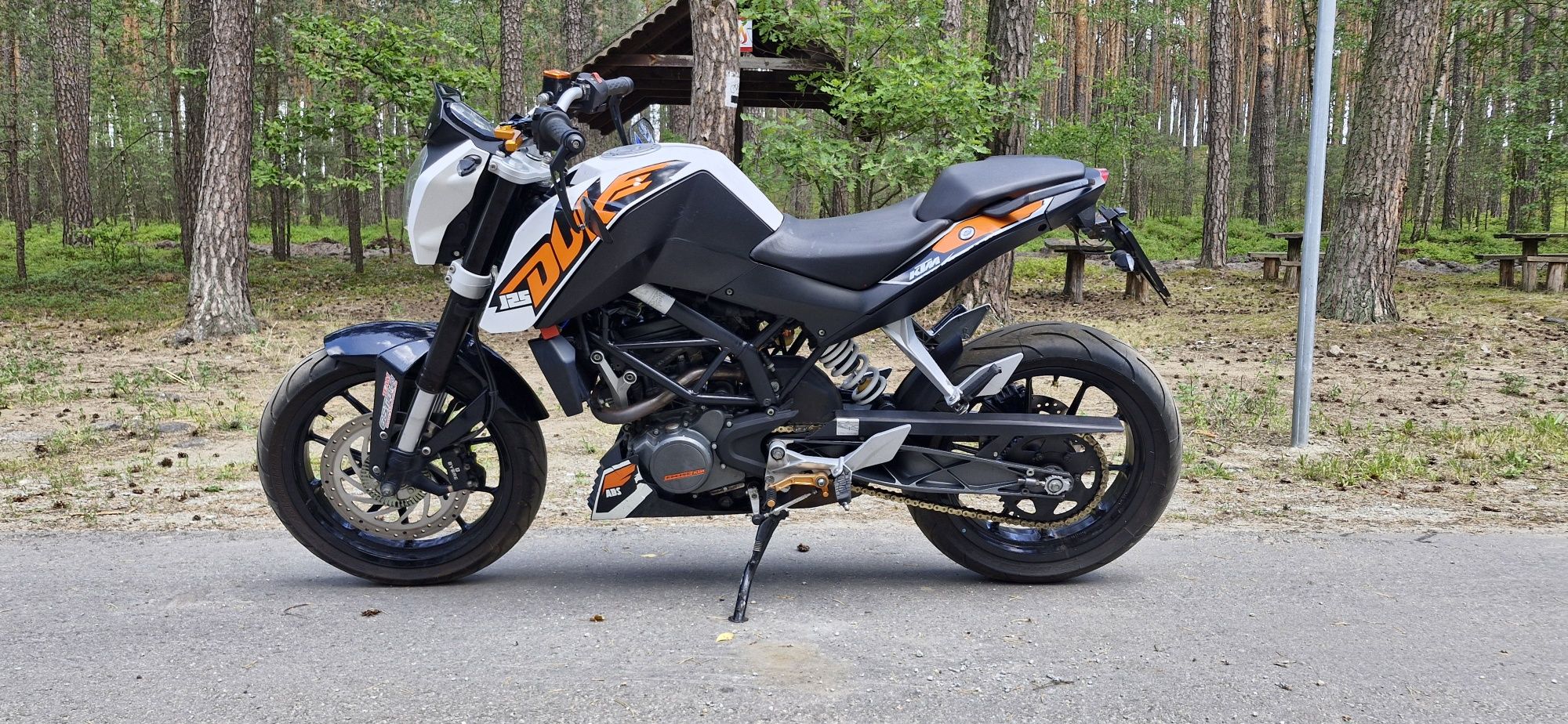 KTM Duke 125 z Niemiec na kat. B