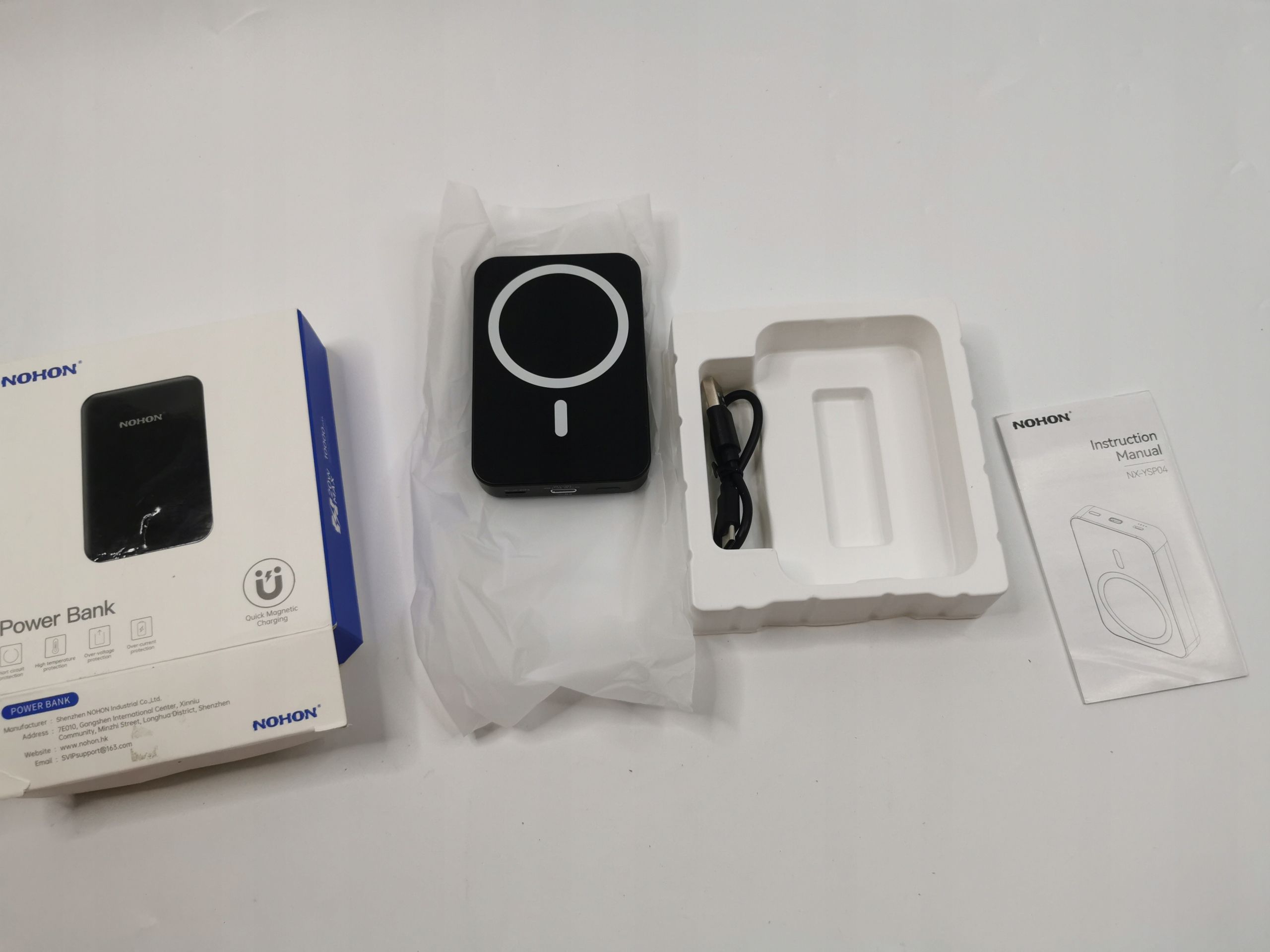 Powerbank Nohon 10000 Mah Czarny