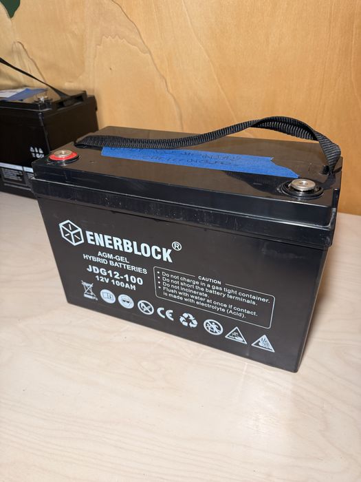Nowy Akumulator ENERBLOCK AGM-GEL 12V 100Ah