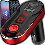 Transmiter Fm Bluetooth Ładowarka Mp3 2XUsb Sd Lcd
