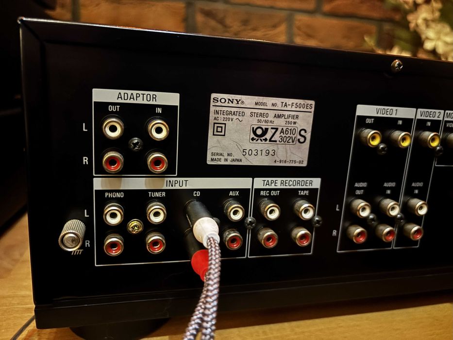 Wzmacniacz Sony TA-F500ES + kolumny Technics SB-CS65