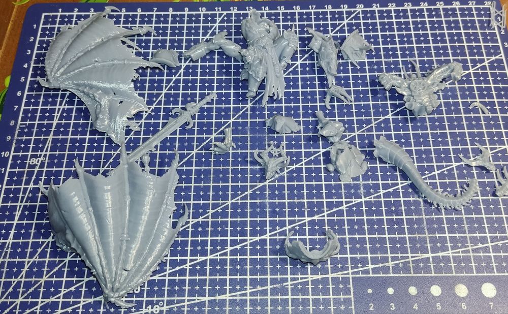 Heretic Astartes Daemon Prince Chaos Space Marines, Вархаммер. 3дпечть