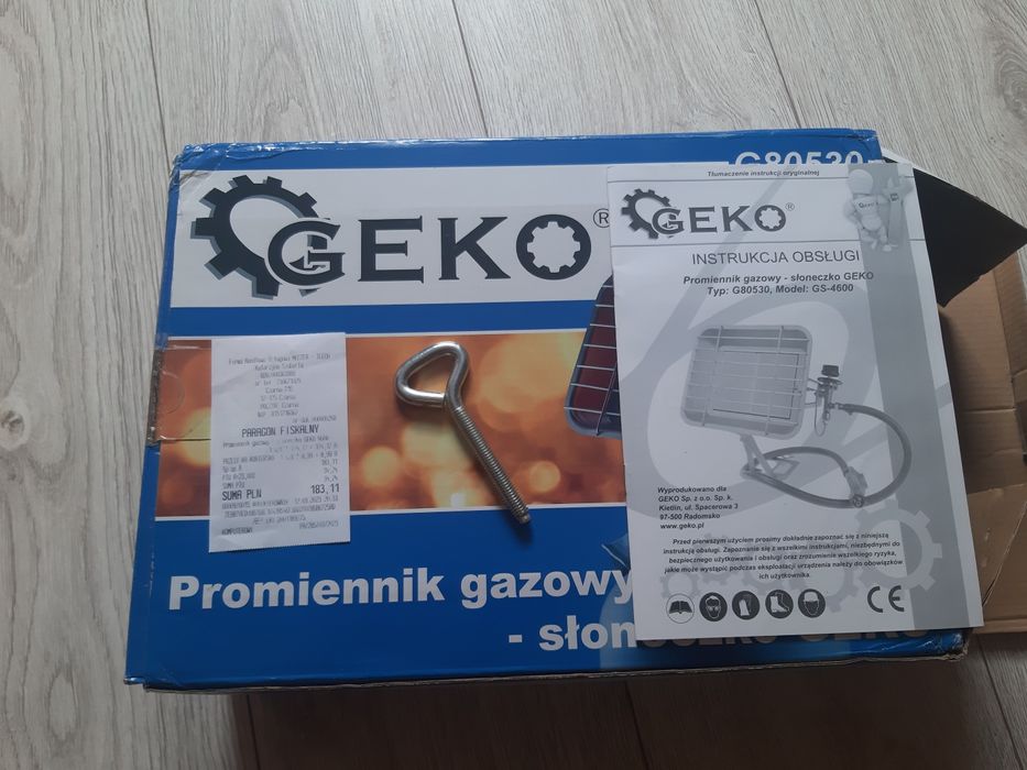 Promiennik gazowy słoneczko na butlę gazową GEKO G80530.
