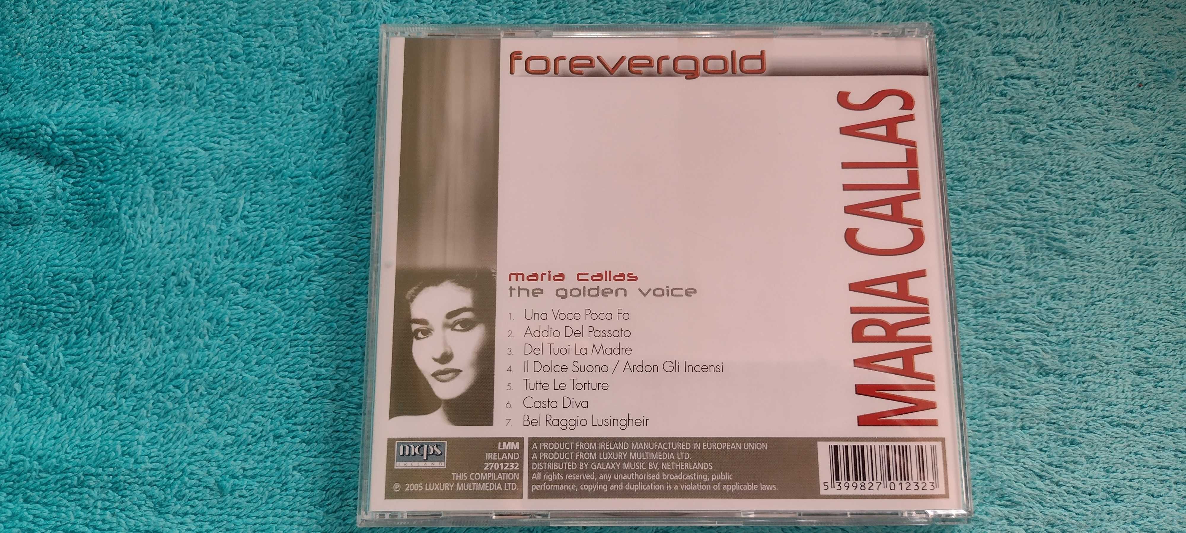 Płyta CD Maria Callas The Golden Voice