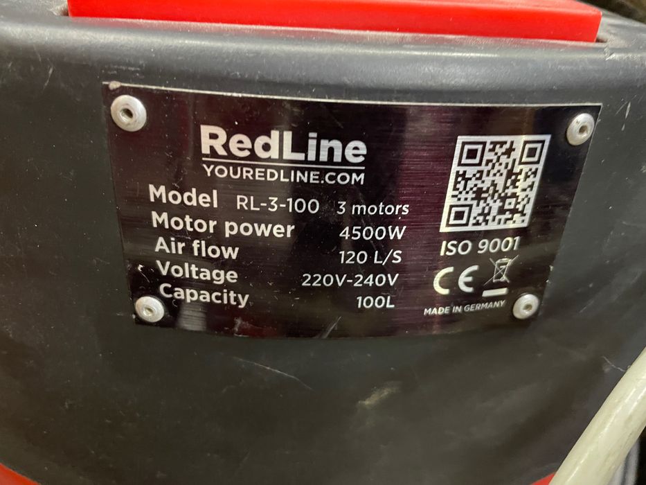 Промисловий пилосос RedLine RL-3-100 Промышленный пылесос