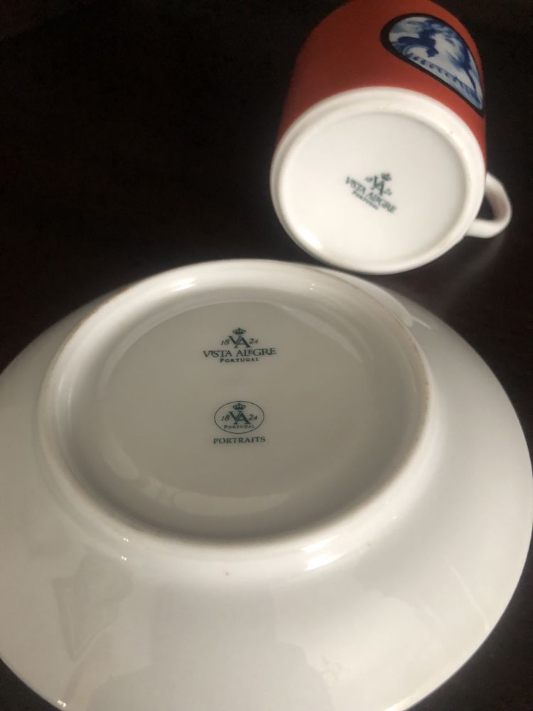 Visra Alegre chávena e pires para café