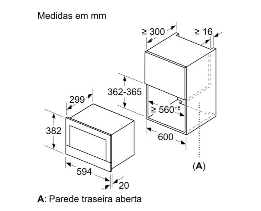 Micro ondas Bosch Serie 8 BFL634GS1900W