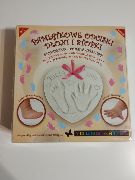 Odcisk bobasa Pamiątkowe odciski nowe