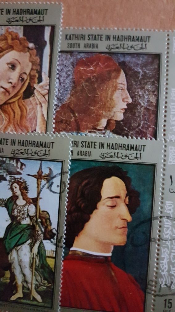 Znaczki pocztowe malarstwo.