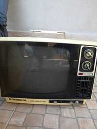 TV vintage General (japonesa) Preto e branco Portátil