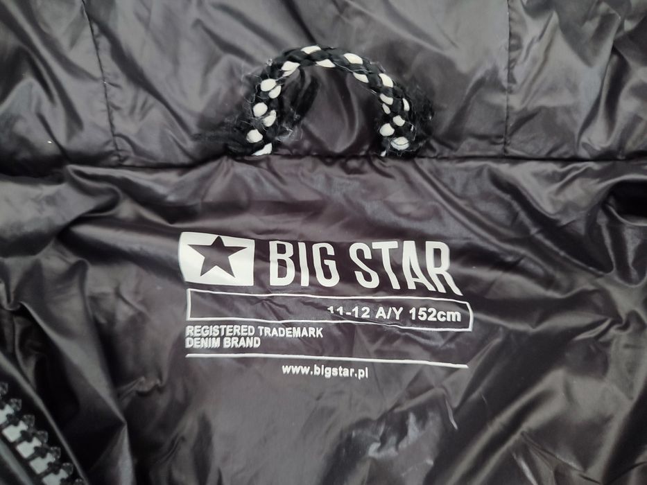 Płaszczyk zimowy Big Star dla dziewczynki 152 czarny