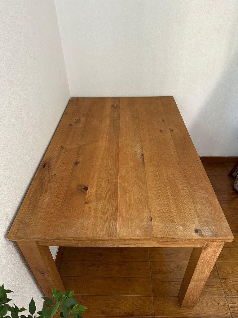 mesa de jantar com extensão e 4 cadeiras, Jysk