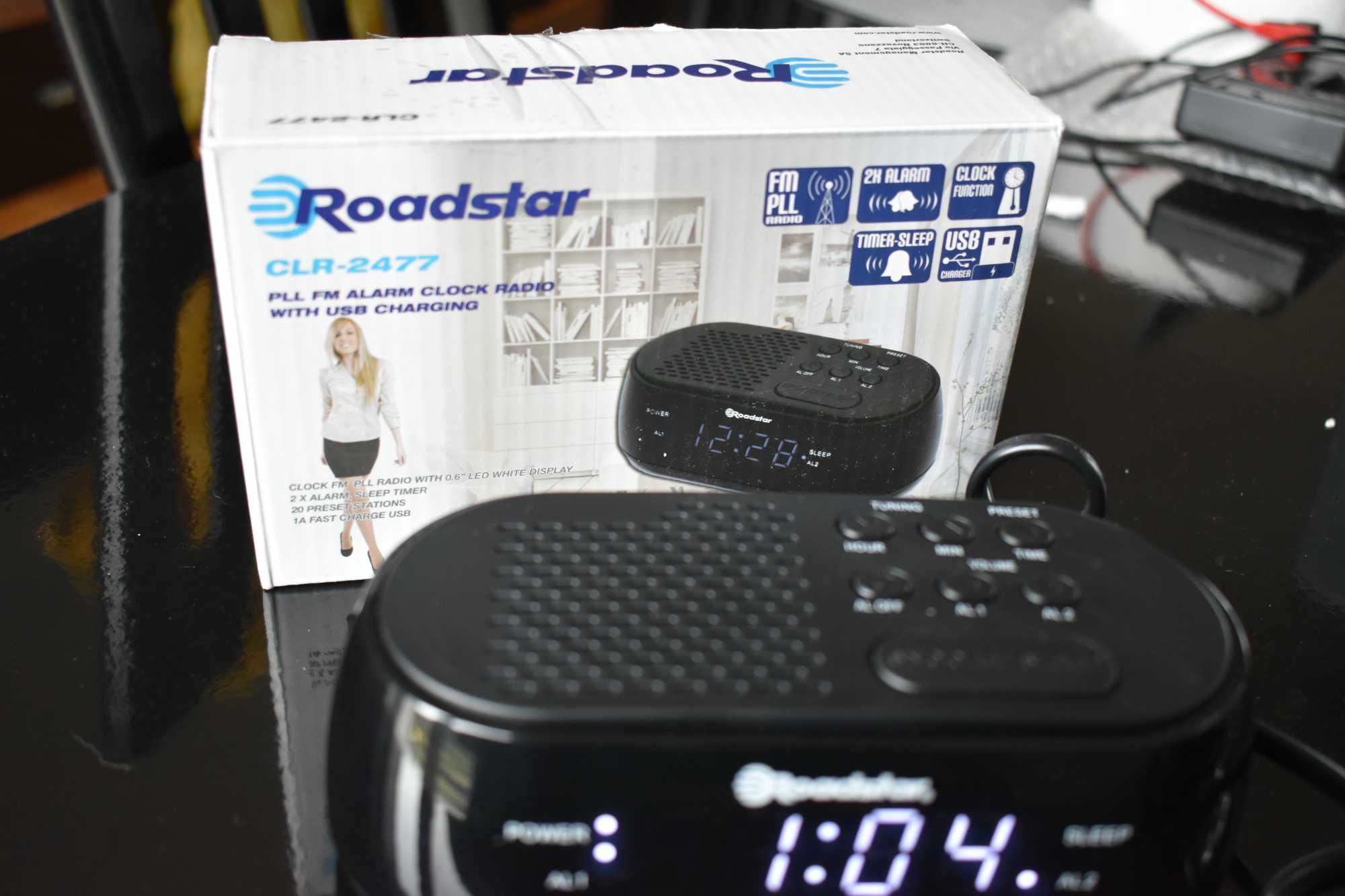 Radiobudzik Roadstar CLR- 2477 Gwarancja 12 m-cy