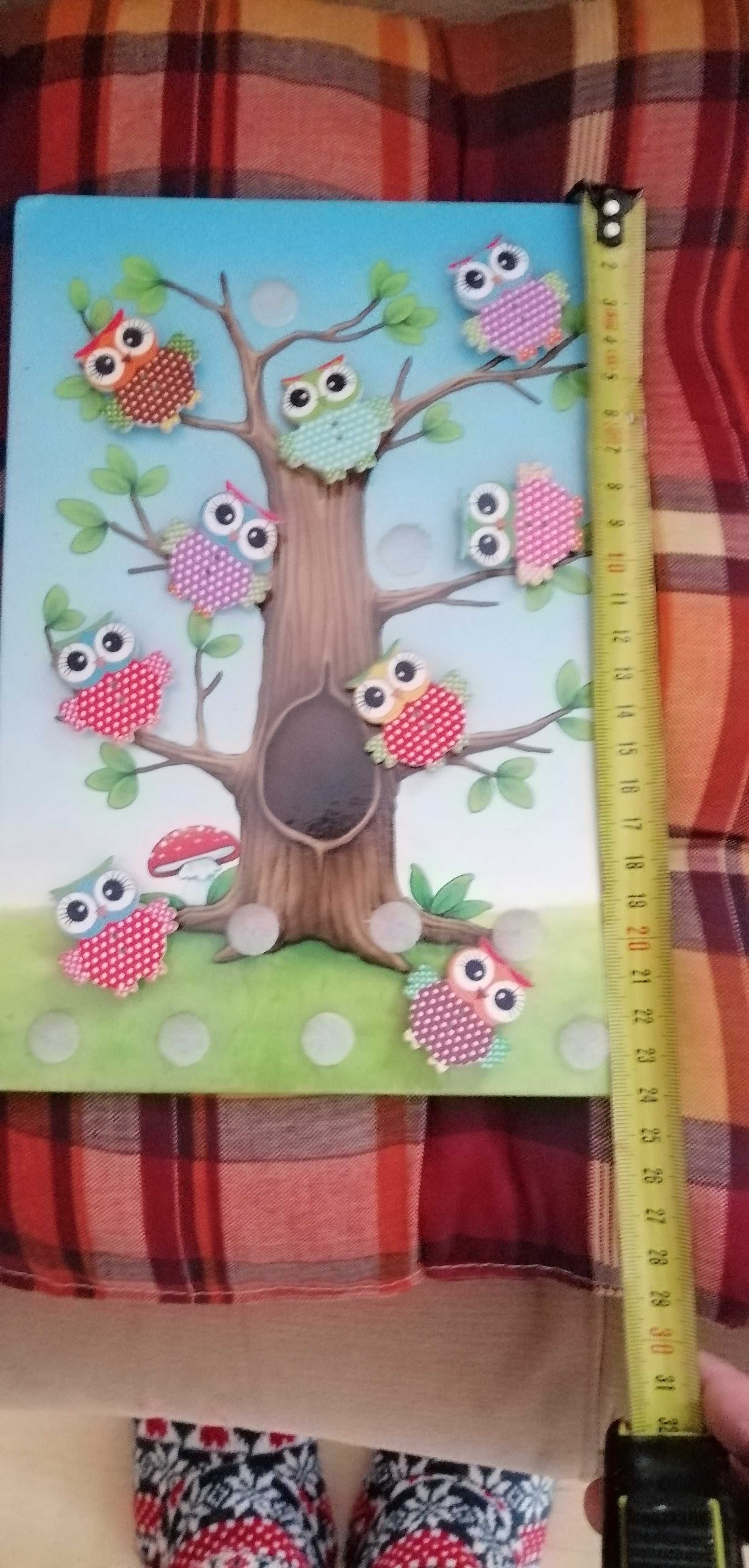 Sowie drzewko - tabliczka wzmocnień dla dzieci
