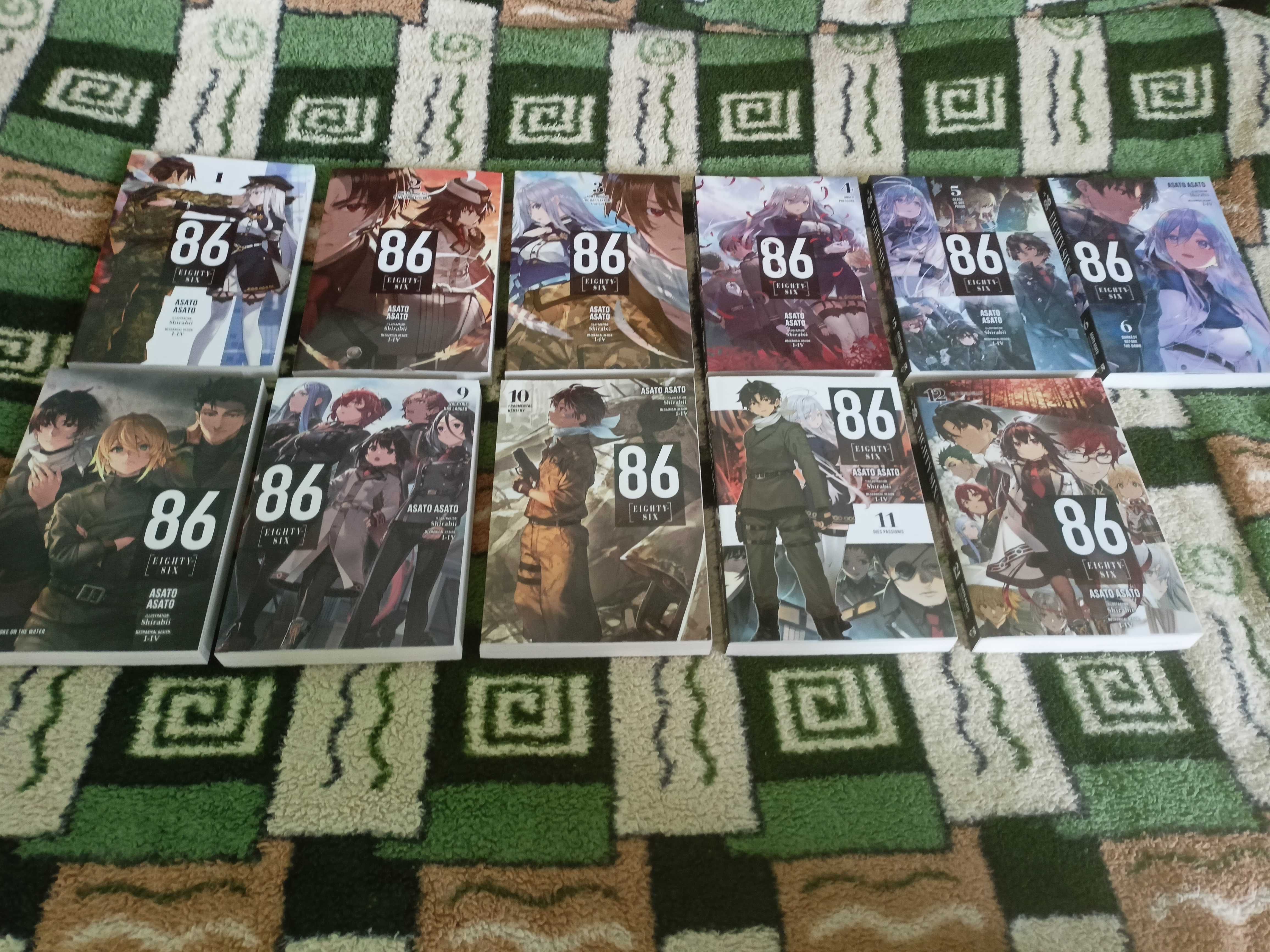 Ранобе 86 Eighty-Six том 1-6, 9-10, 11, 13