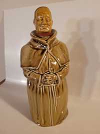 Ceramiczna butelka Mnich Franciszkanin z korkiem pojemność 1 litr