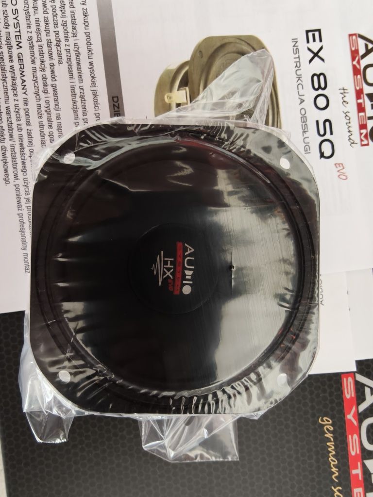 Głośnik Audio System EX80SQ Evo2 80mm skoda centralny VW