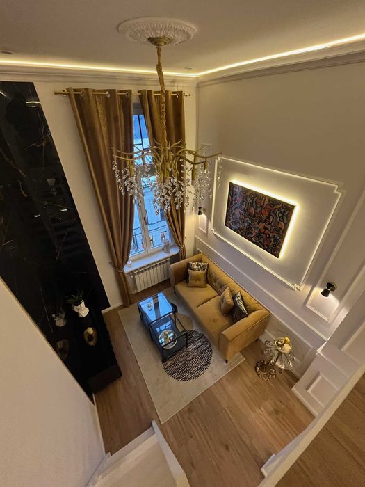 Luksusowy apartament z antresolą – Piotrkowska 37, turystyczne centrum