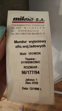 Mundur wyjściowy ofic.woj. ladowych wzór 101/MON