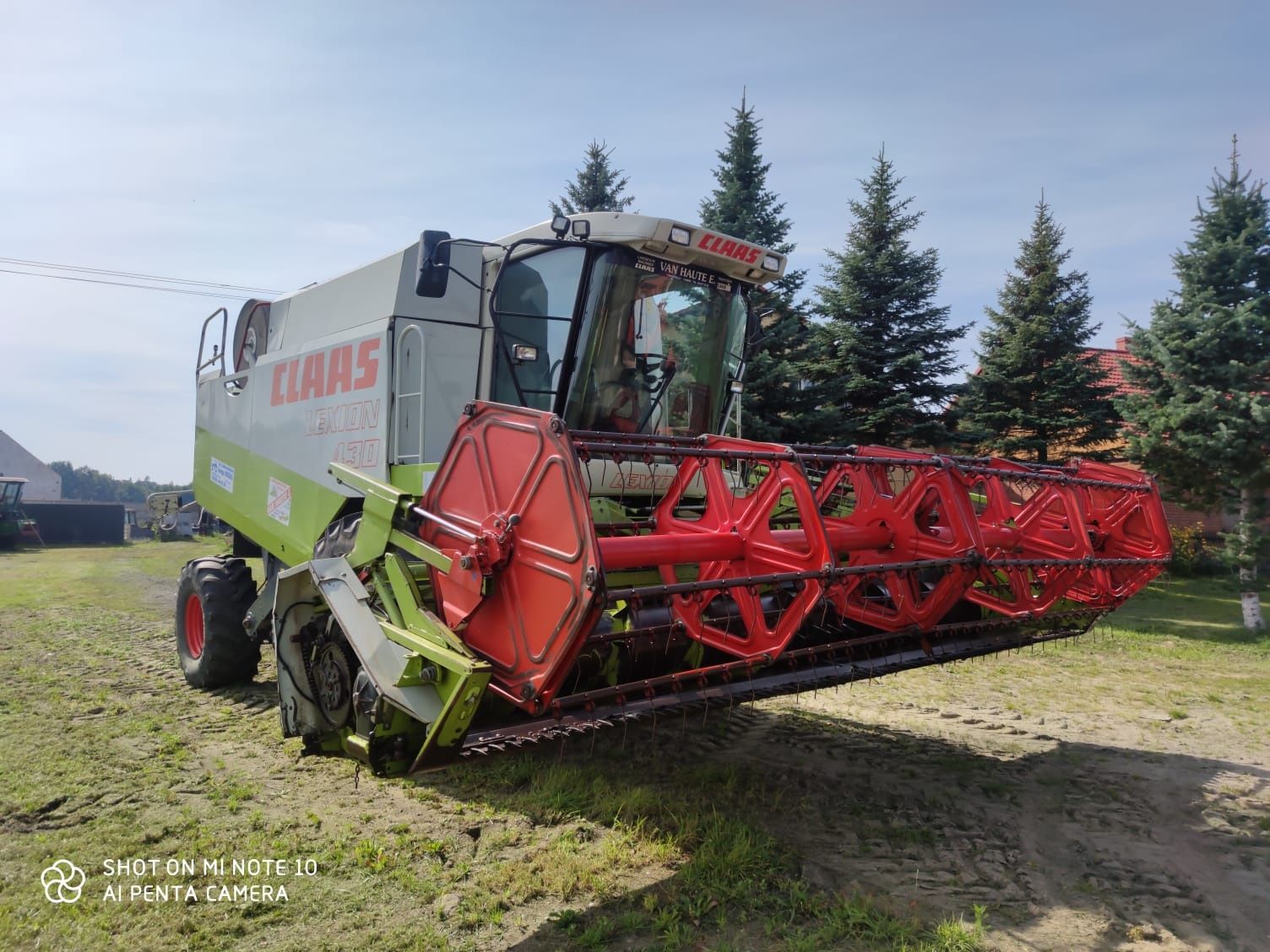 Claas Lexion 430/ 4x4 -Heder C540