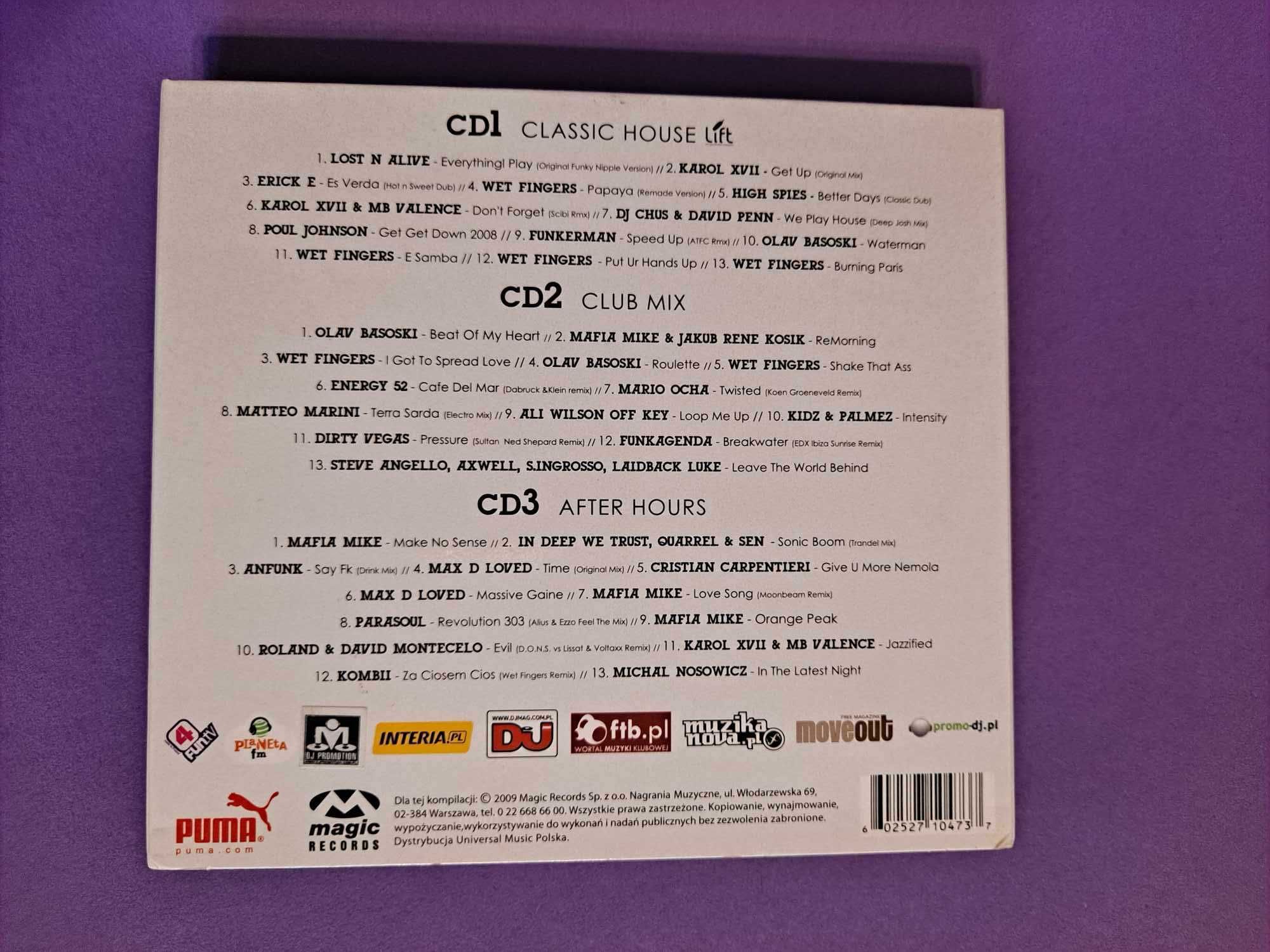 Wet Fingers – In The Mix CD X 3 , Poland 2009