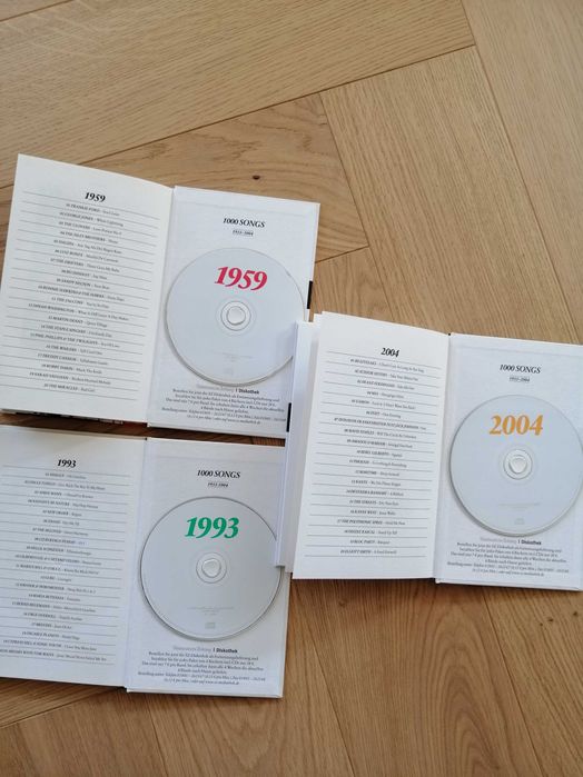 Zestaw 51 albumów CD. Muzyka z lat  1955 - 2005.
